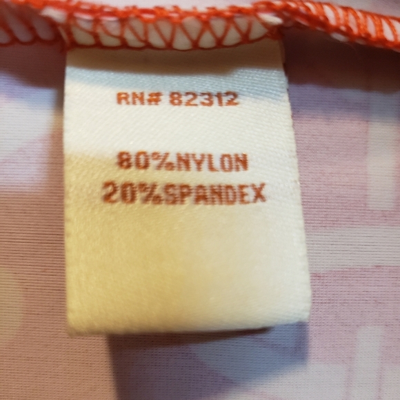 Aryeh Sleeveless Red and Cream Chainlink Design Dress, Large - Picture 4 of 5